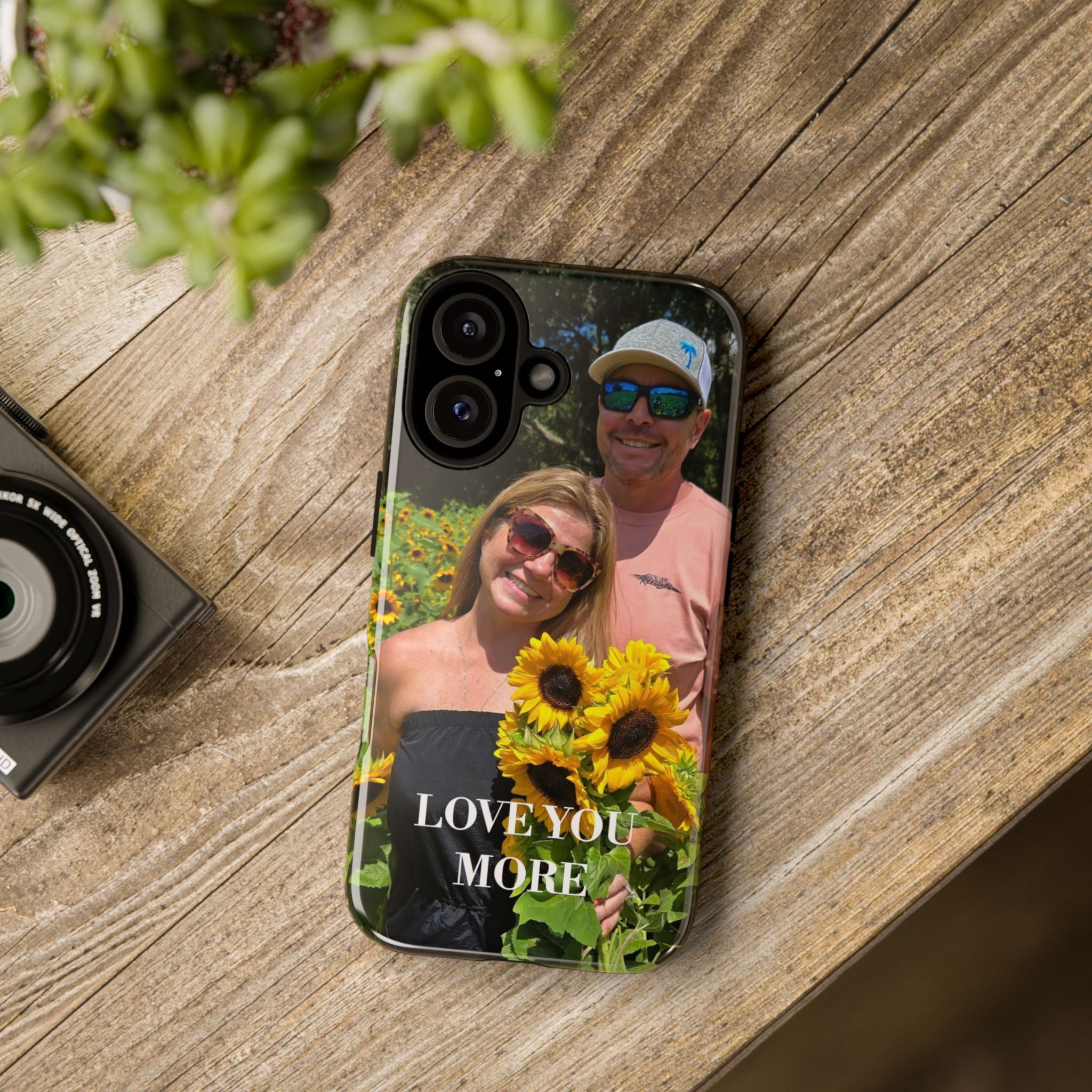 Custom photo tough phone case – dual-layer protective case – iPhone & Samsung