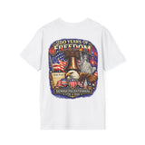 250 Years of Freedom T-Shirt – 1776–2026 Patriotic We The People Tee in Black shirt color