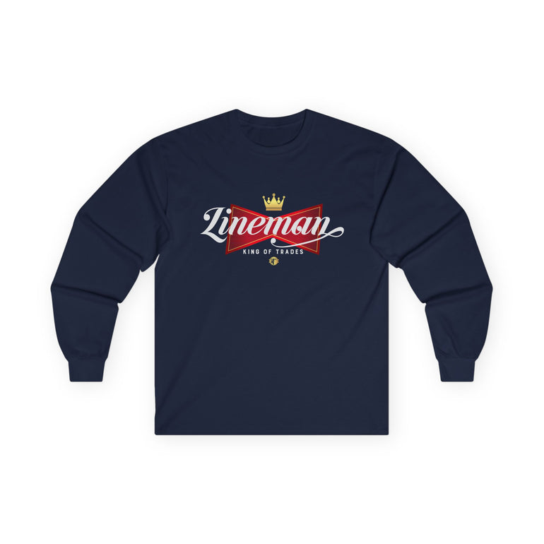 Lineman King of Trades Long Sleeve Tee in S shirt color