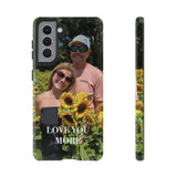 Custom Photo Tough Phone Case (Dual-Layer) — Glossy or Matte — iPhone & Samsung holiday ornament product view