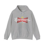 Lineman King of Trades Hoodie in Navy shirt color