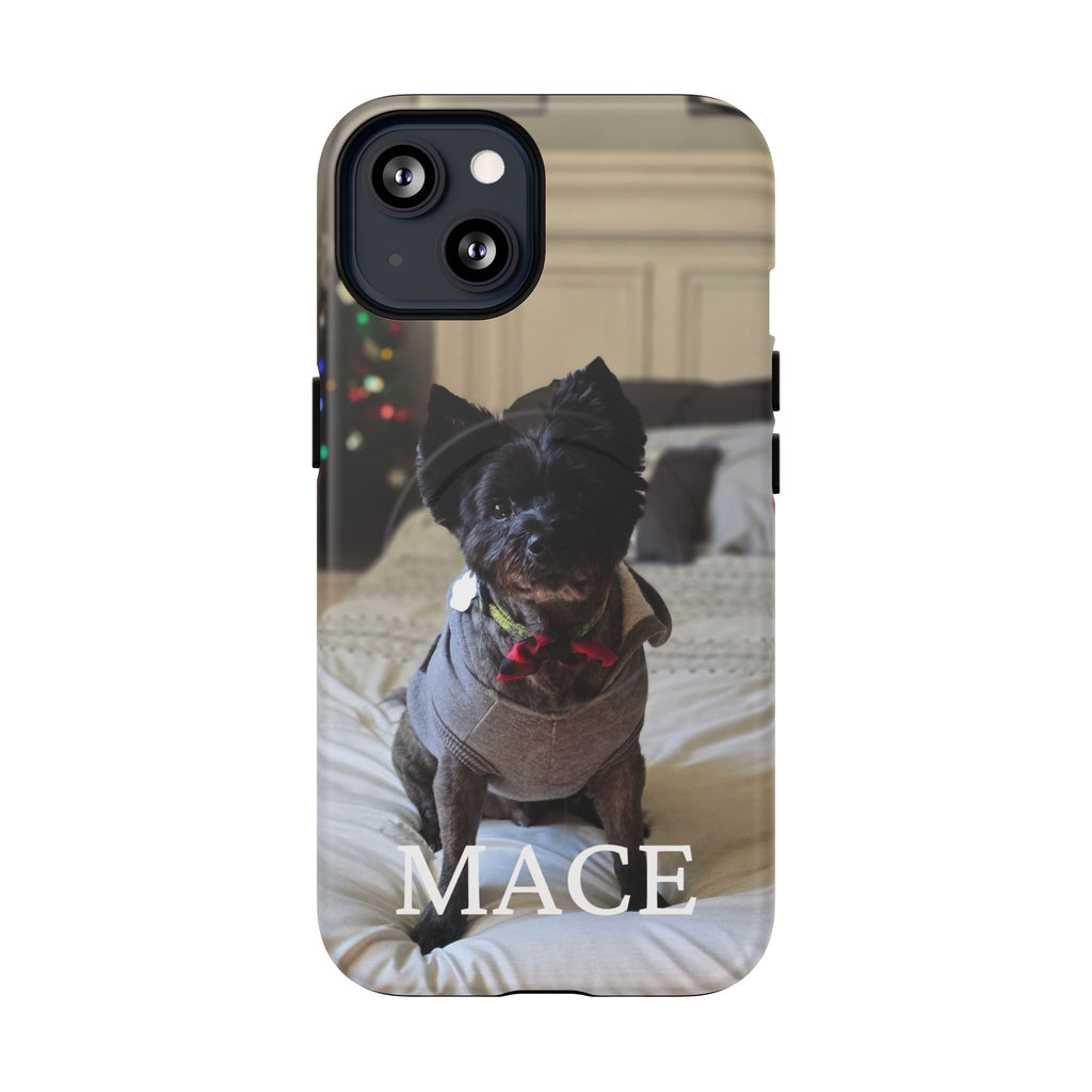 Custom Magnetic Tough Phone Case (MagSafe-Compatible) for iPhone 13–17 apparel design detail