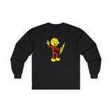Black Reddy Kilowatt long sleeve shirt front view
