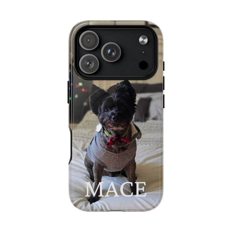 Custom Magnetic Tough Phone Case (MagSafe-Compatible) for iPhone 13–17 in Matte shirt color