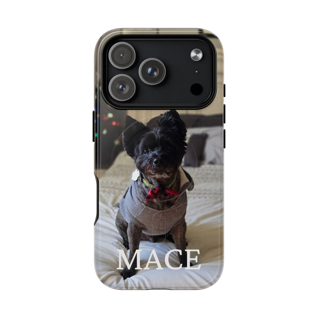 Custom Magnetic Tough Phone Case (MagSafe-Compatible) for iPhone 13–17 in Matte shirt color