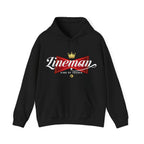 Lineman Hoodie - King of Trades Sweatshirt for Electricians, Gift for Father's Day, Workwear, Casual Apparel, Cozy Style