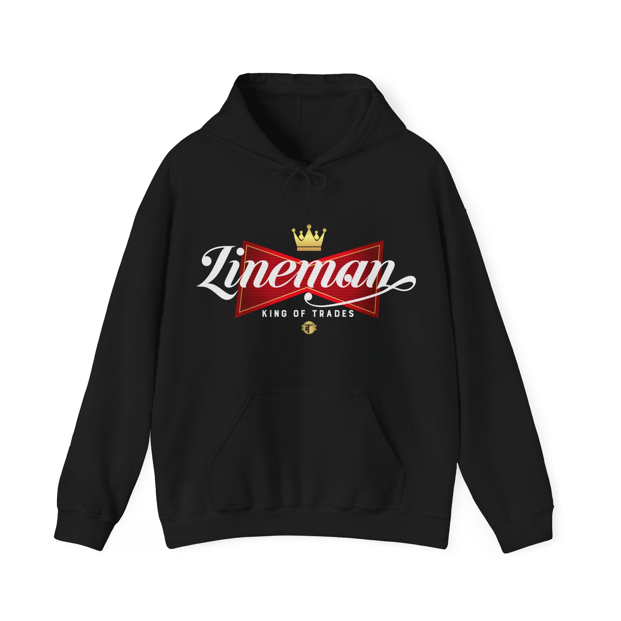 Lineman Hoodie - King of Trades Sweatshirt for Electricians, Gift for Father's Day, Workwear, Casual Apparel, Cozy Style