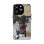 Custom Magnetic Tough Phone Case (MagSafe-Compatible) for iPhone 13–17 apparel design detail