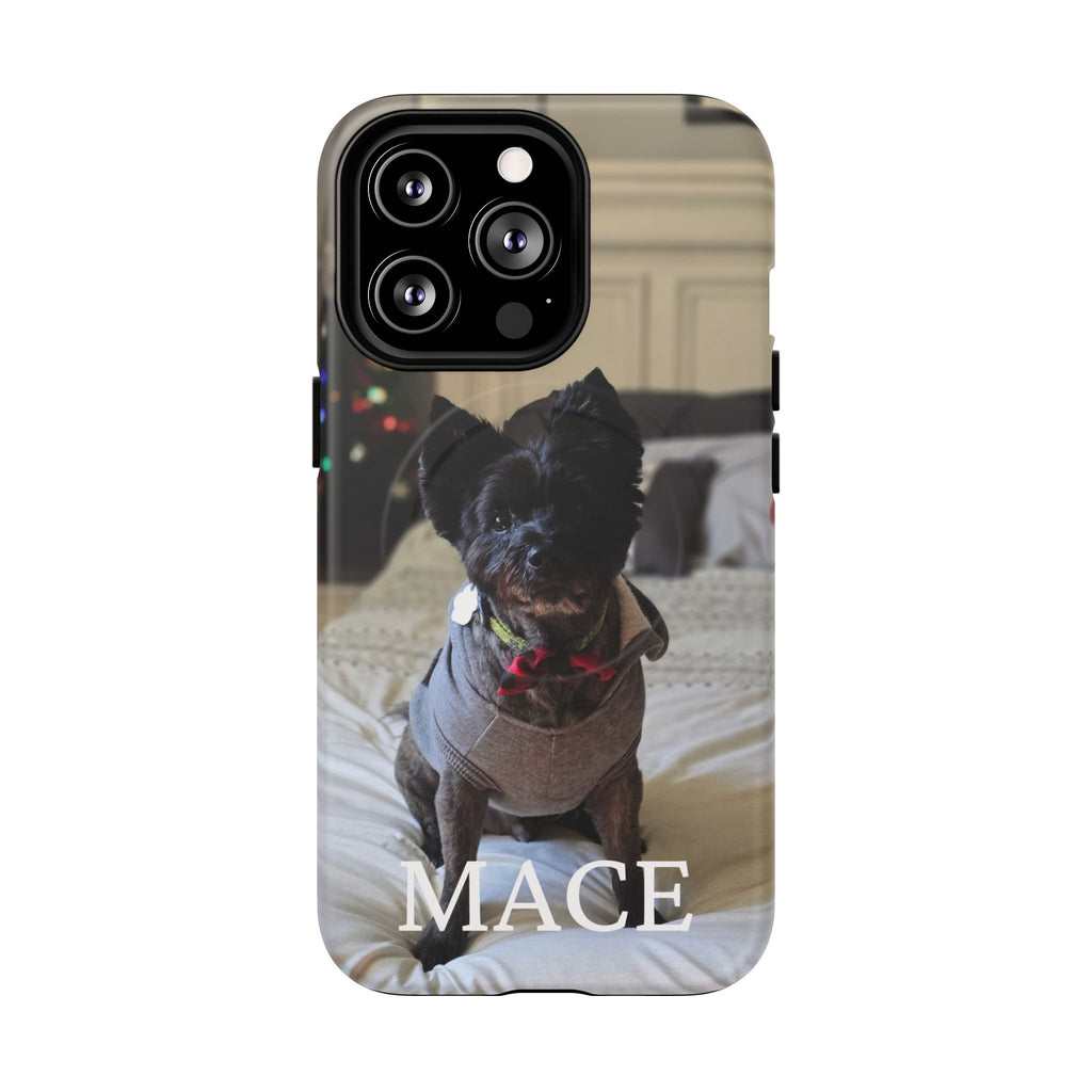 Custom Magnetic Tough Phone Case (MagSafe-Compatible) for iPhone 13–17 apparel design detail