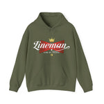 Lineman King of Trades Hoodie in Sport Grey shirt color