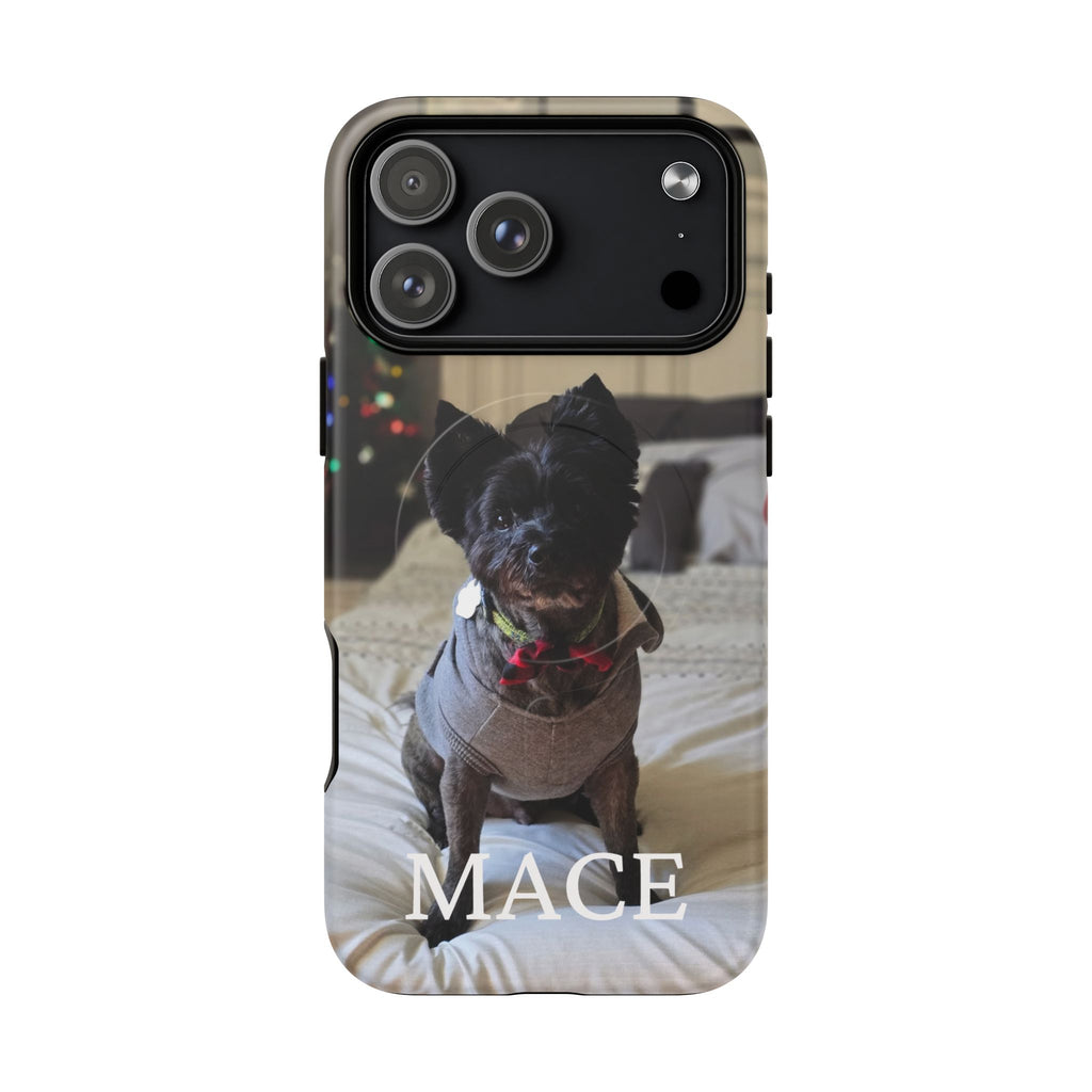 Custom Magnetic Tough Phone Case (MagSafe-Compatible) for iPhone 13–17 in Matte shirt color