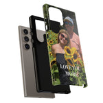 Custom Photo Tough Phone Case (Dual-Layer) — Glossy or Matte — iPhone & Samsung holiday ornament product view