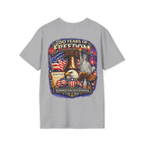 250 Years of Freedom T-Shirt – 1776–2026 Patriotic We The People Tee in Navy shirt color