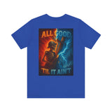 Vibrant Lineman Graphic Tee in Athletic Heather shirt color