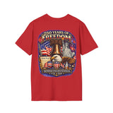 250 Years of Freedom T-Shirt – 1776–2026 Patriotic We The People Tee in White shirt color