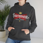 Lineman King of Trades Hoodie in Sport Grey shirt color
