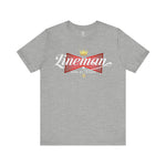 Lineman King of Trades Tee in Navy shirt color