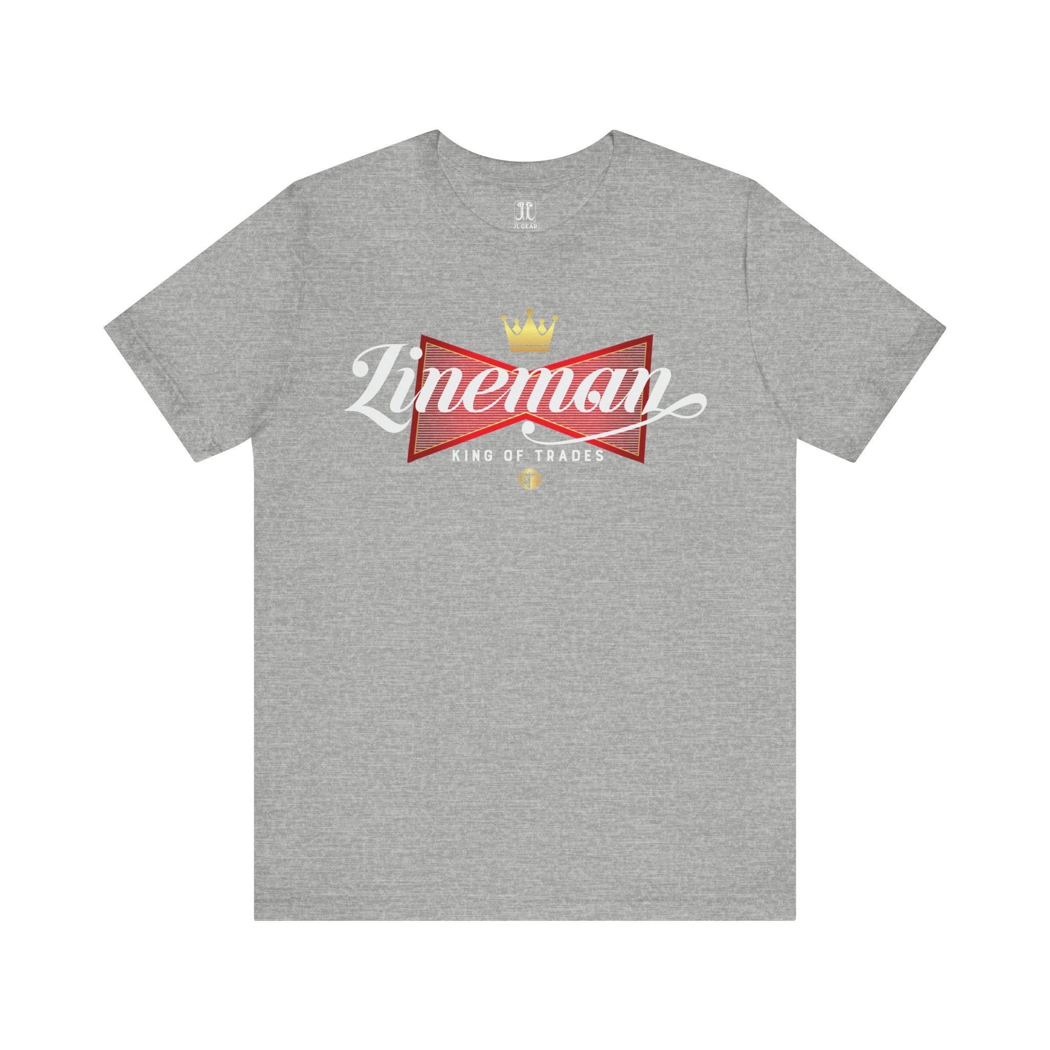 Lineman King of Trades Tee in Navy shirt color