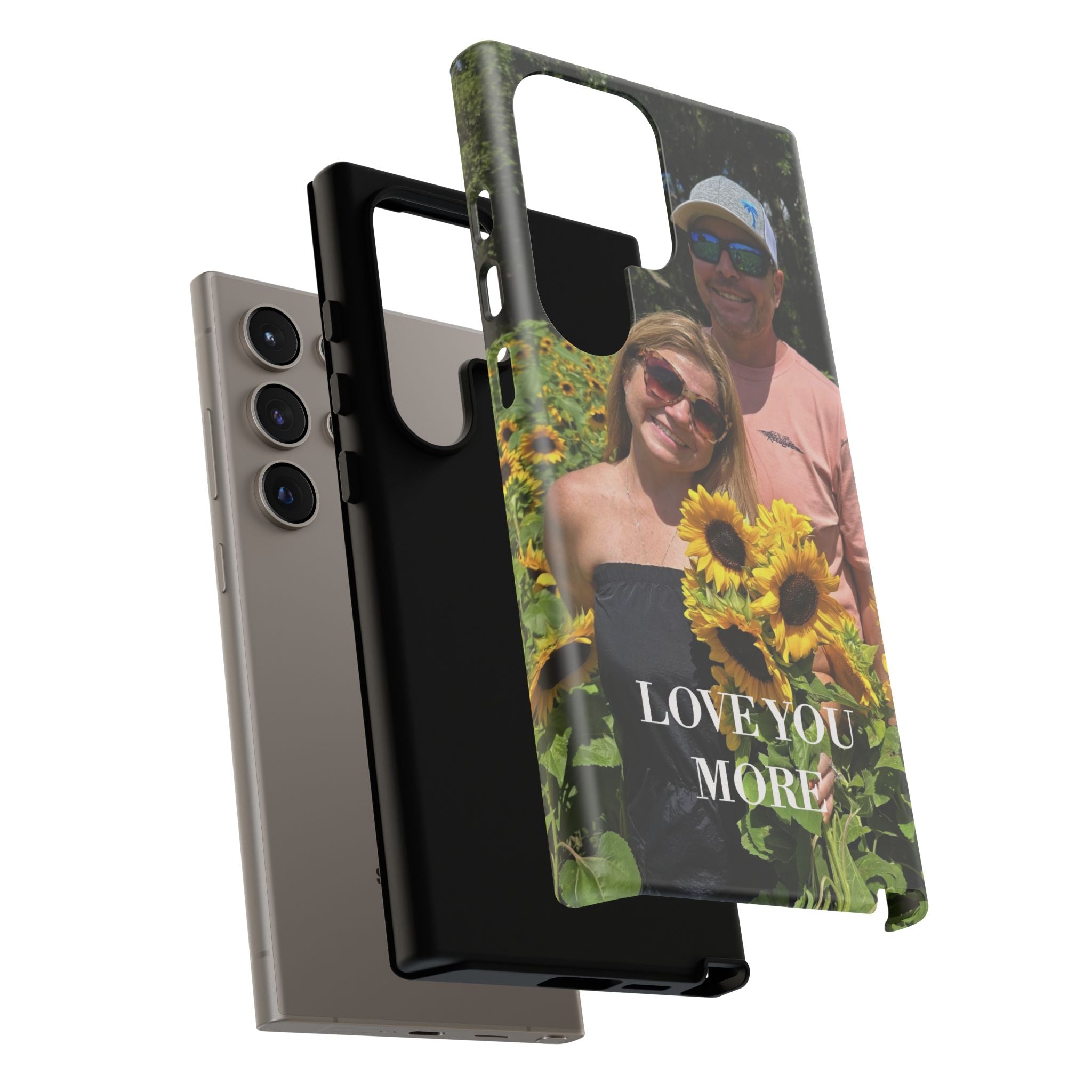 Custom Photo Tough Phone Case (Dual-Layer) — Glossy or Matte — iPhone & Samsung holiday ornament product view