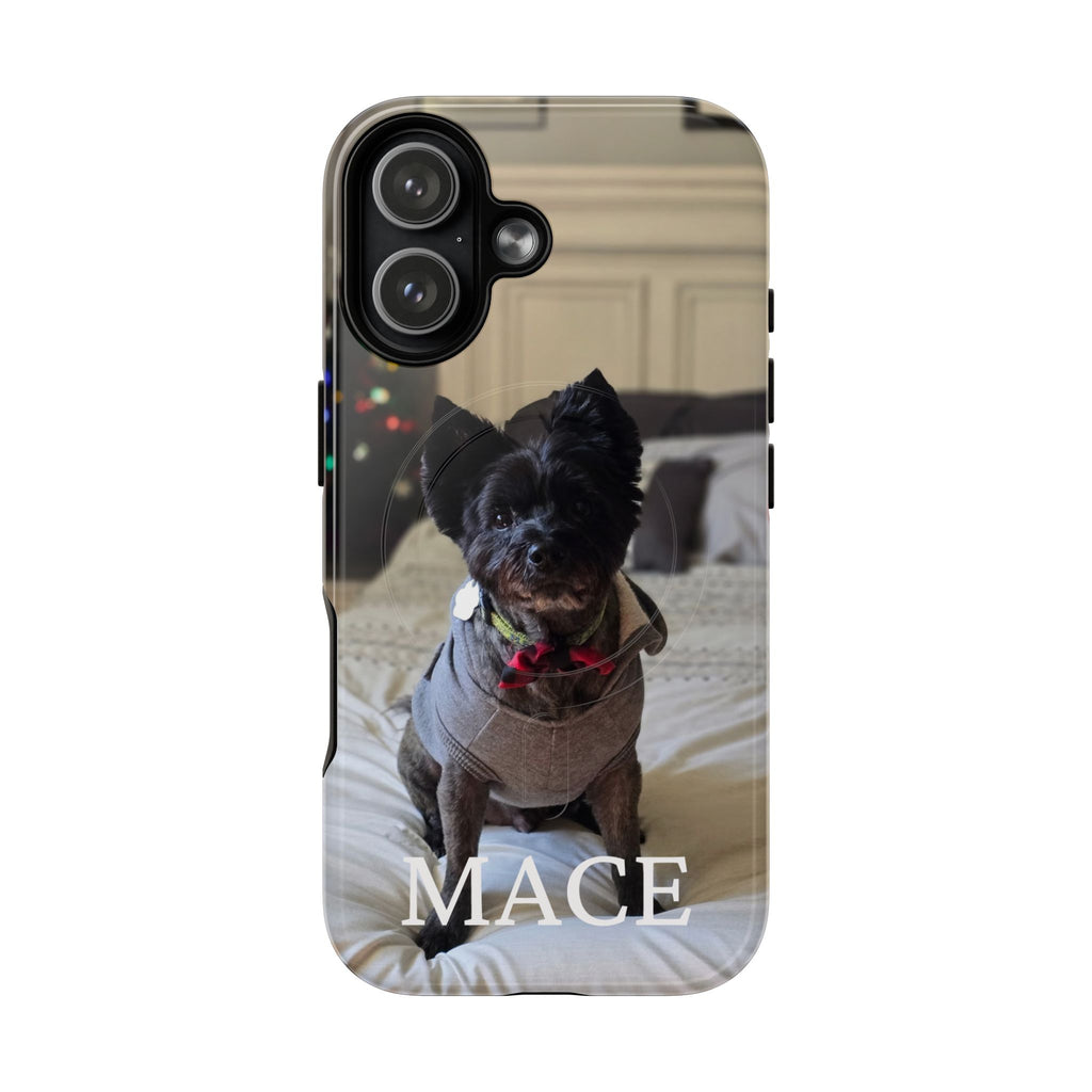 Custom Magnetic Tough Phone Case (MagSafe-Compatible) for iPhone 13–17 in Matte shirt color