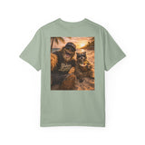 Funny Raccoon Beach Vacation Shirt – Sand Sun Bad Decisions Tee in Pepper shirt color