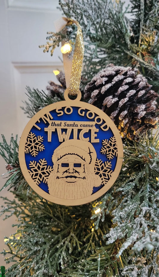 Funny Christmas Ornaments | Funny Wood Christmas Tree Decor | Unique Holiday Gifts & Fun Tree Decorations