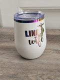 Linewife Insulated Prism Cup in white shirt color