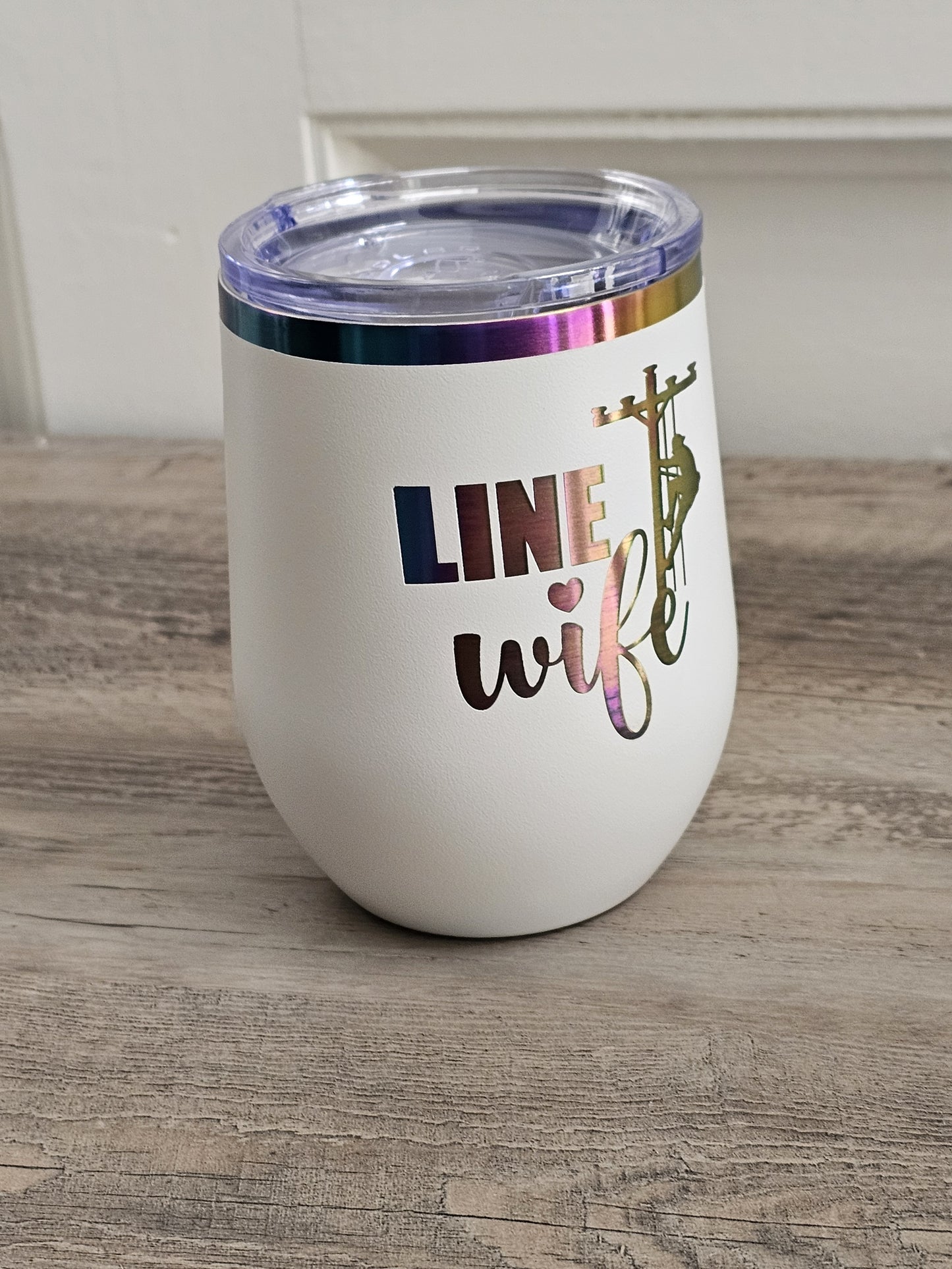 Linewife Insulated Prism Cup | Unique Mug & Tumbler for Linewives | Personalized Keepsake for Loved Ones