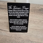 Lineman's Prayer Wallet Card – Inspirational Pocket Token apparel design detail