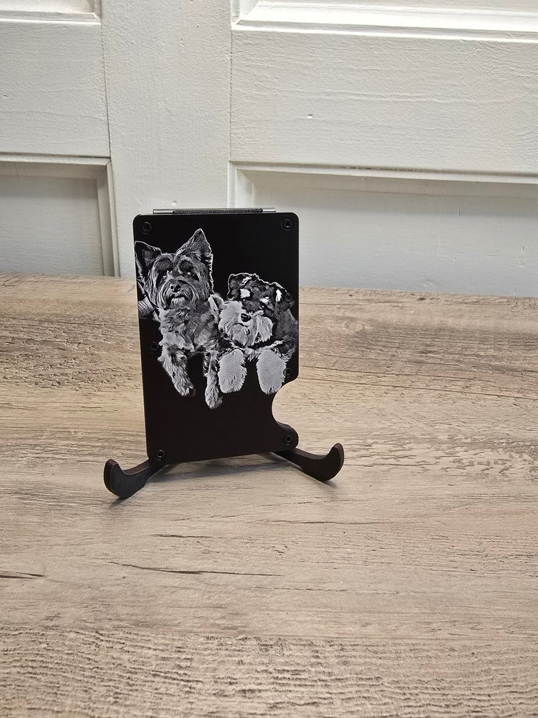 Custom Photo Wallet – Slim RFID Card Holder apparel design detail