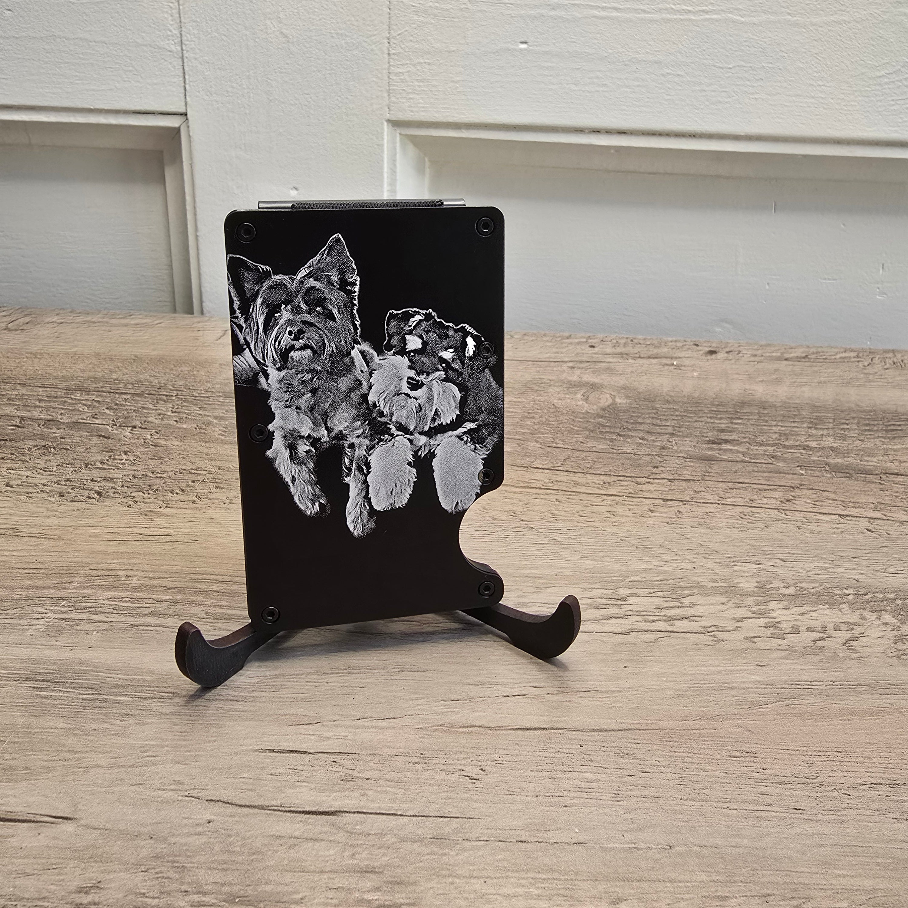 Custom Photo Wallet – Slim RFID Card Holder apparel design detail