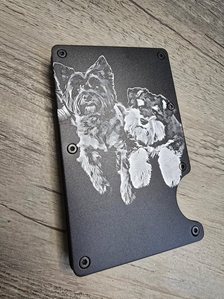 Custom Photo Wallet – Slim RFID Card Holder apparel design detail