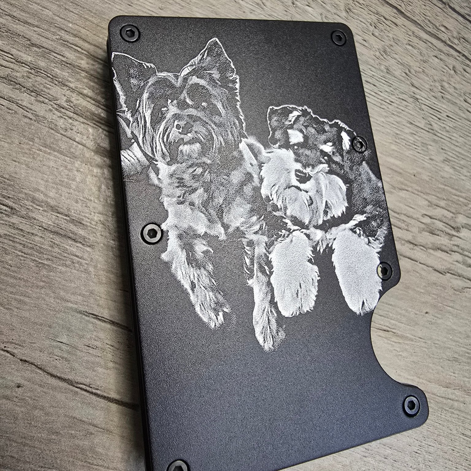 Custom Photo Wallet – Slim RFID Card Holder apparel design detail