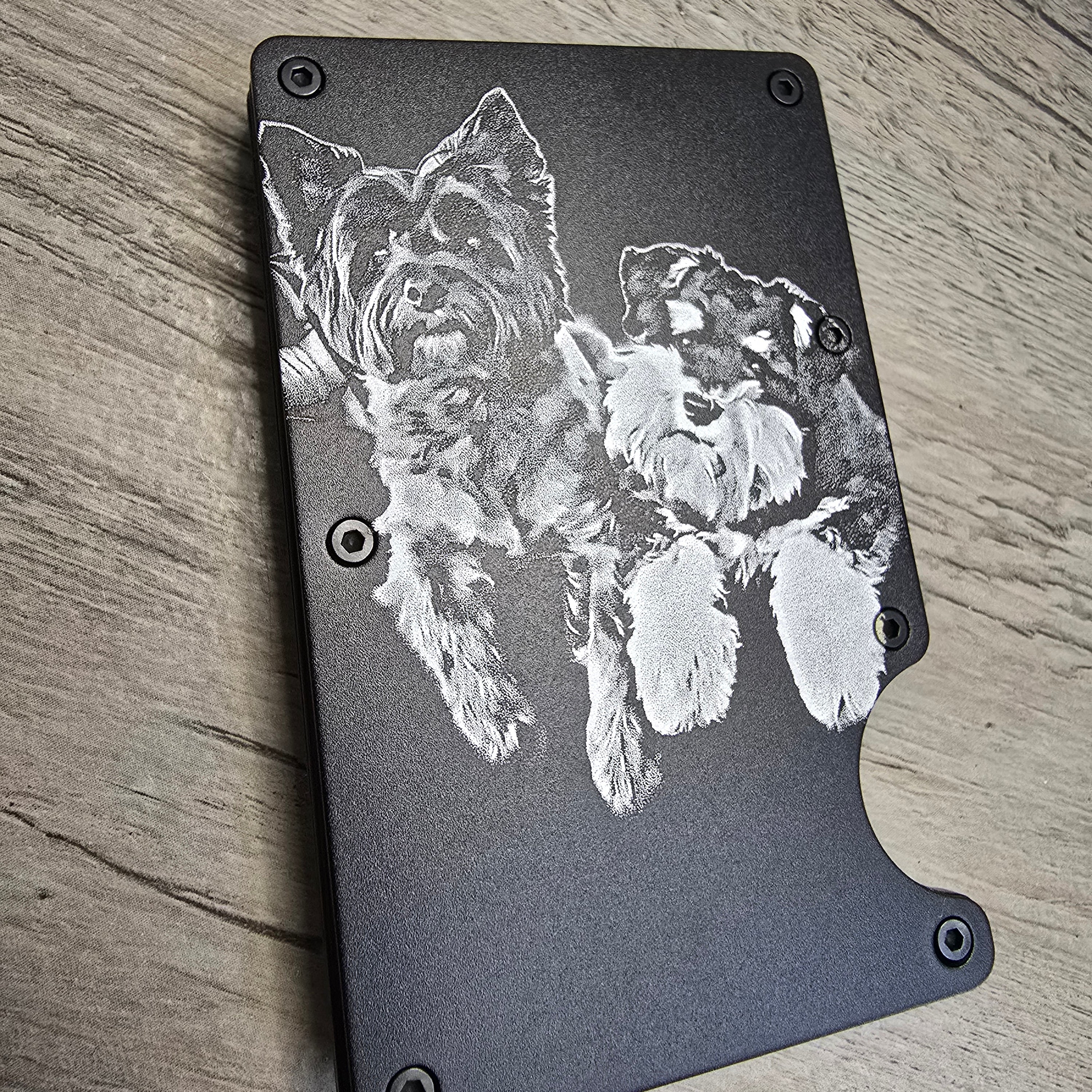 Custom Photo Wallet – Slim RFID Card Holder apparel design detail