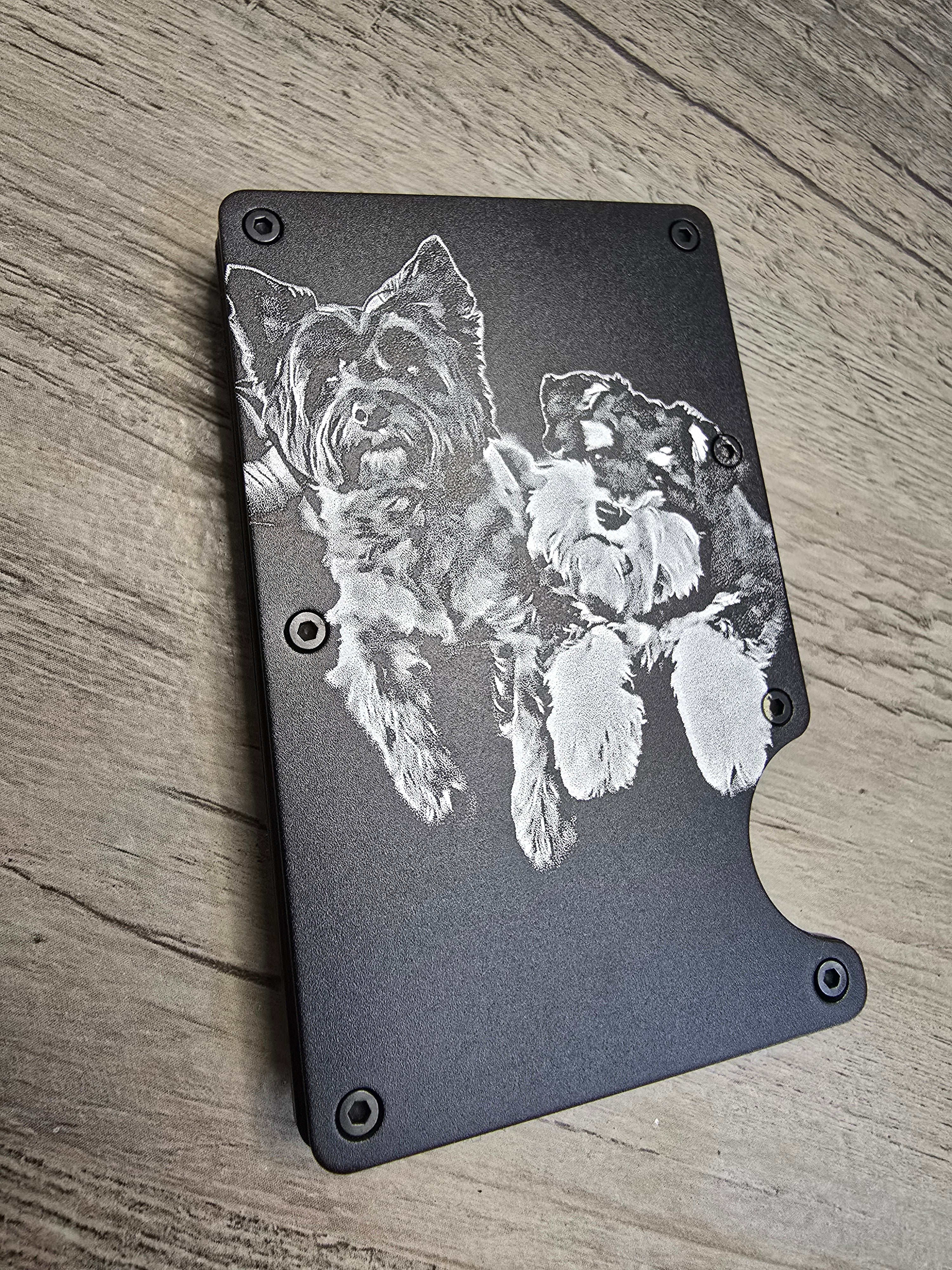 Custom Photo Wallet – Slim RFID Card Holder apparel design detail