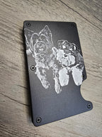 Custom Photo Wallet | Minimalist Slim Card Holder, Personalized Gift, Unique Design, Stylish RFID Blocking Wallet for Men & Women