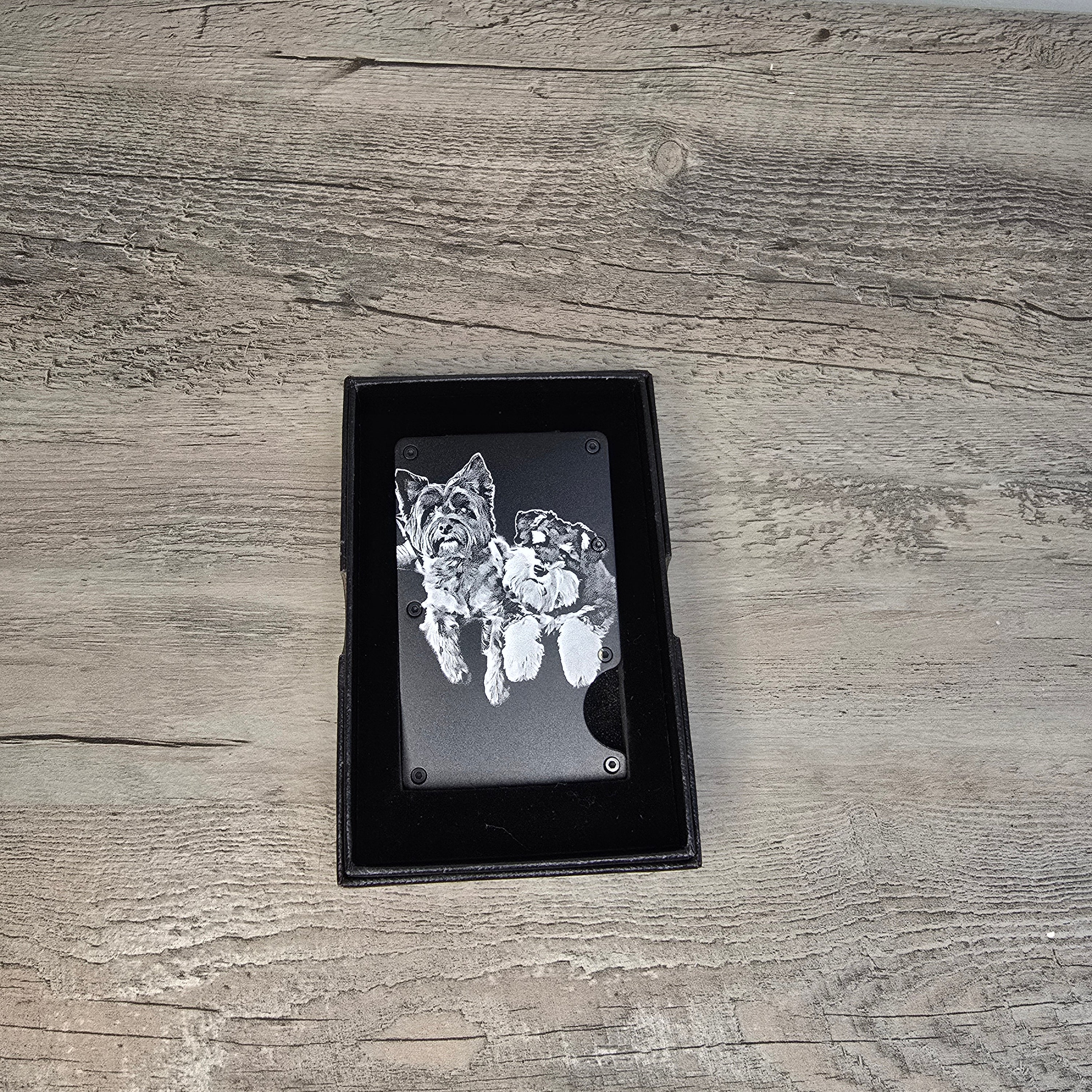 Custom Photo Wallet – Slim RFID Card Holder apparel design detail