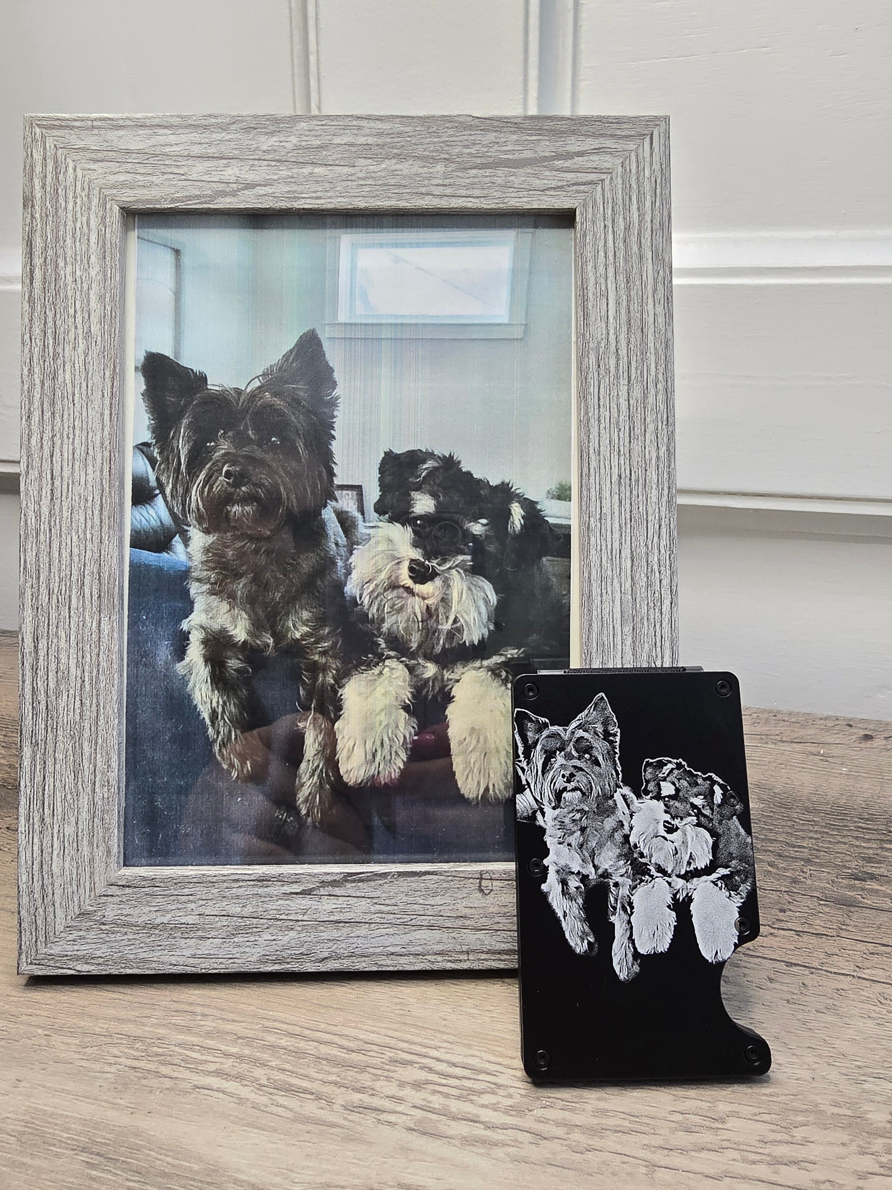 Custom Photo Wallet | Minimalist Slim Card Holder, Personalized Gift, Unique Design, Stylish RFID Blocking Wallet for Men & Women