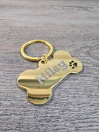 Stainless Steel Bone Metal Pet Tag