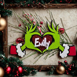 Personalized Grinch Ornament Custom Whoville Gift