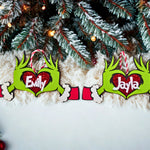 Personalized Grinch Ornament – Custom Whoville Christmas Ornament holiday ornament product view