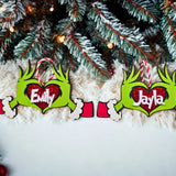 Personalized Grinch Ornament – Custom Whoville Christmas Ornament holiday ornament product view