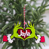 Personalized Grinch Ornament – Custom Whoville Christmas Ornament holiday ornament product view