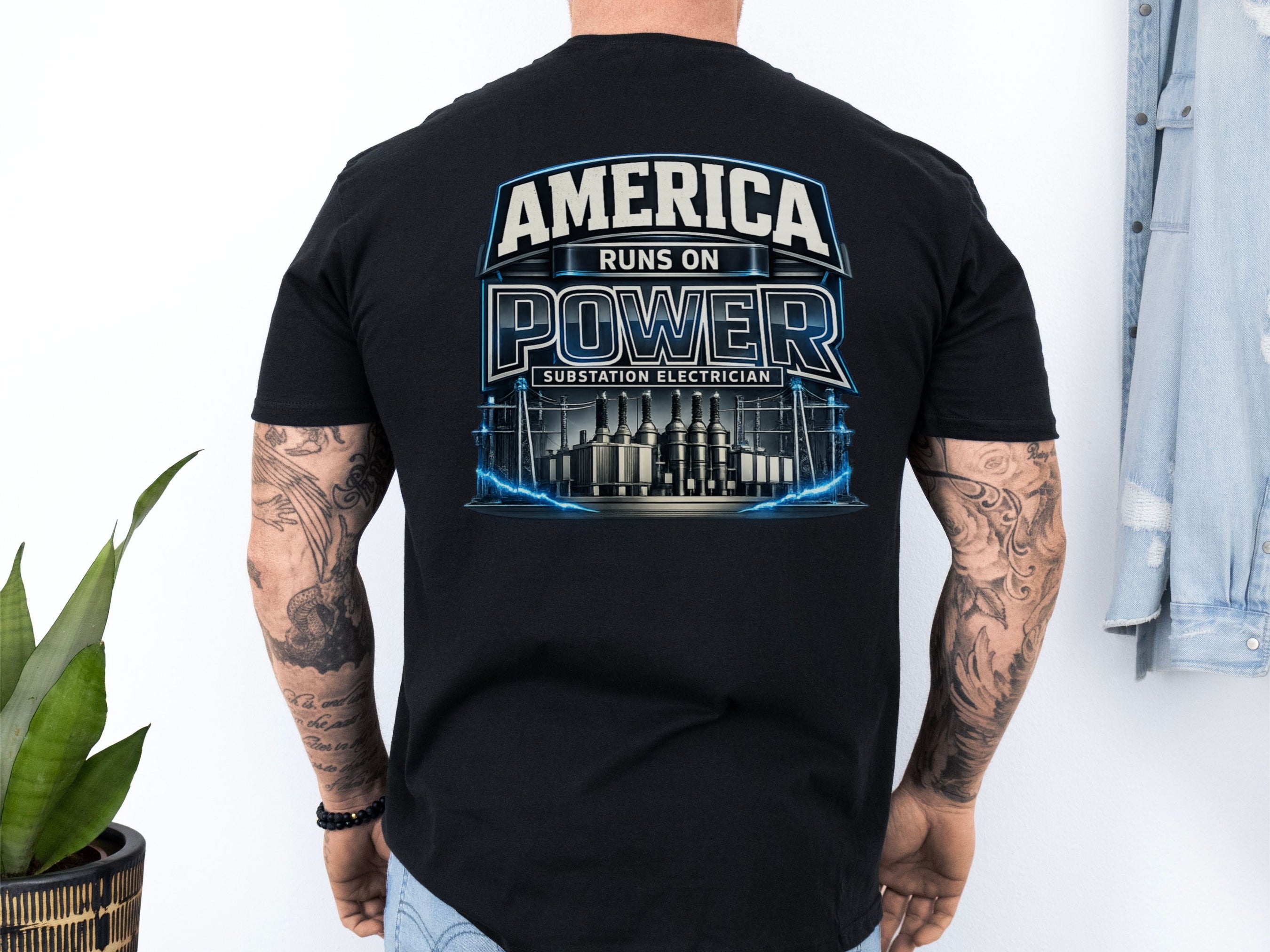 Substation Electrician Shirt Utility Worker Tee
