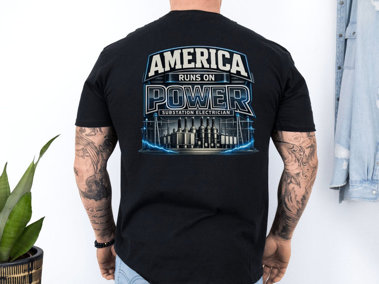 Substation Electrician Shirt Utility Worker Tee