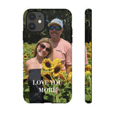 Custom Photo Tough Phone Case (Dual-Layer) — Glossy or Matte — iPhone & Samsung holiday ornament product view