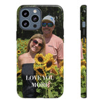 Custom Photo Tough Phone Case (Dual-Layer) — Glossy or Matte — iPhone & Samsung holiday ornament product view