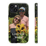 Custom Photo Tough Phone Case (Dual-Layer) — Glossy or Matte — iPhone & Samsung holiday ornament product view