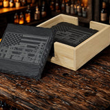 Substation Electrician Slate Coasters Engraved Gift