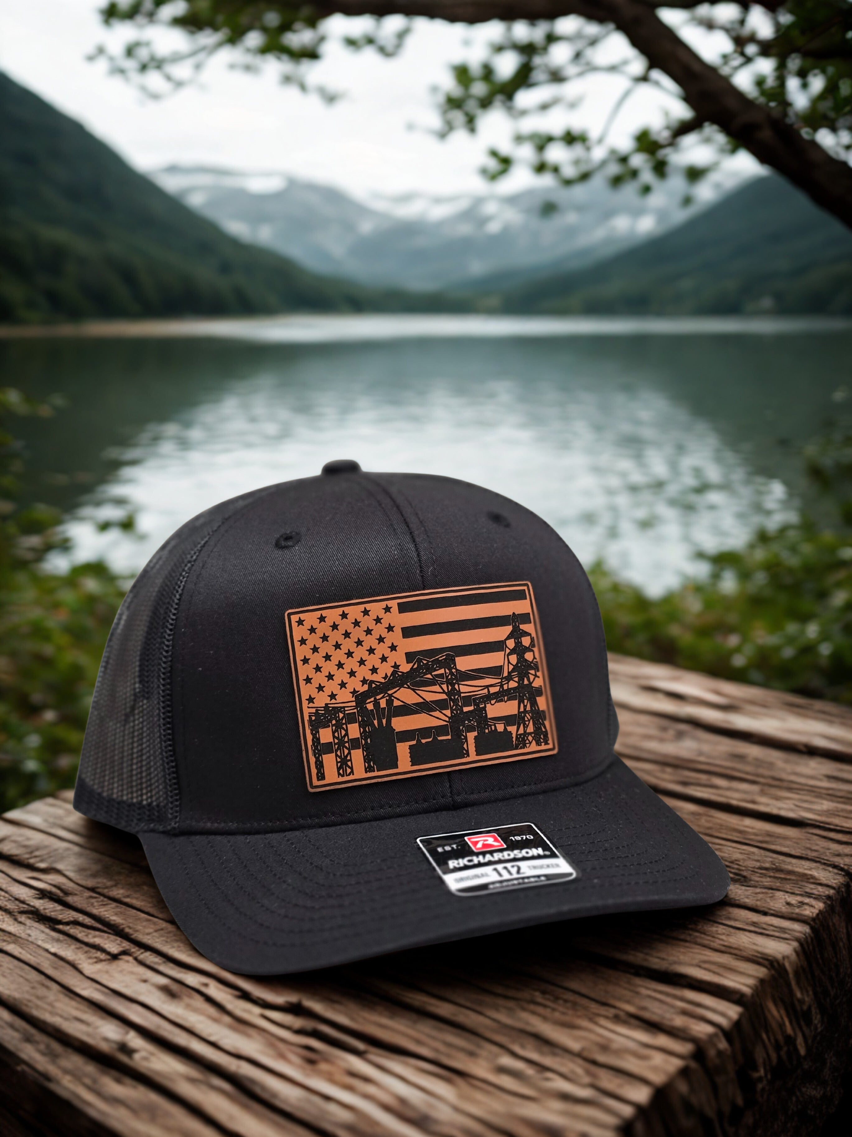 Substation Electrician Patch Hat – Richardson 112 Workwear Cap apparel design detail